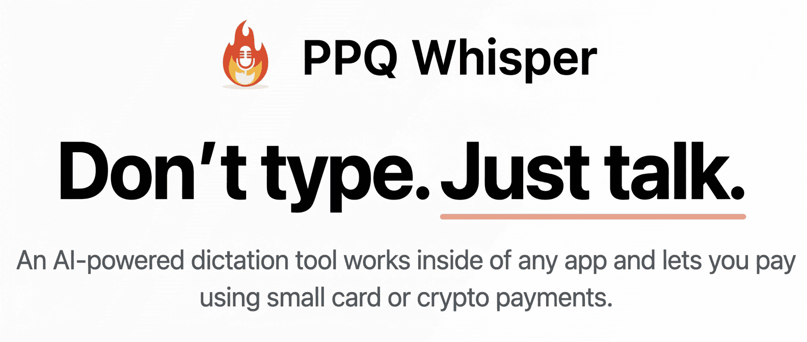 Introducing PPQ Whisper — AI-powered Voice Dictation That Works Everywhere